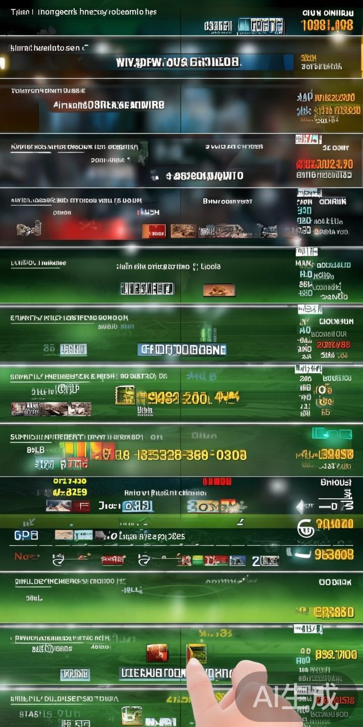 选择投注项目
点击对应的赛事，即可看到多种投注选